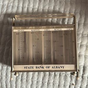 Early banking coin counting bank
